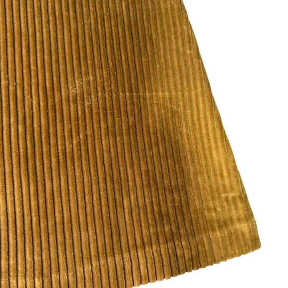 Aerie Ribbed Corduroy Flair Pants S Regular Stretchy Flare Leg Olive Brown Casua - Picture 6 of 6